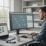 Automatización Web: ¿n8n — ilustración sobre Automatización Web: ¿n8n o Zapier? La elección estratégica para tu agencia WordPress