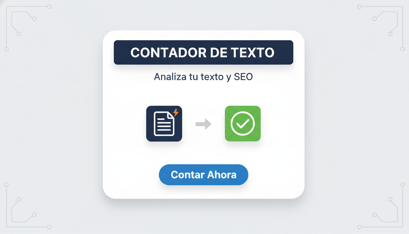 Contador de Palabras y Caracteres - BiblioWeb