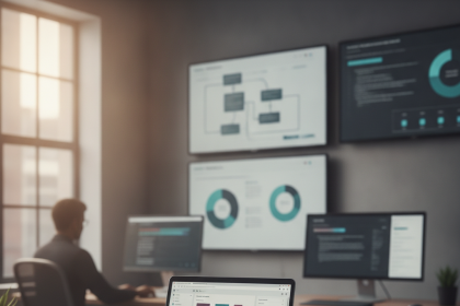 El Impacto del — ilustración sobre El Impacto del Desarrollo Web con IA en la Creación de Aplicaciones: ¿Amenaza o Aliado para tu Agencia?