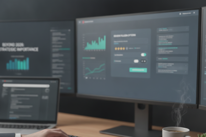 Más Allá de — ilustración sobre Más Allá de 2026: La Importancia Estratégica de los Plugins WordPress Reseñas para tu Agencia