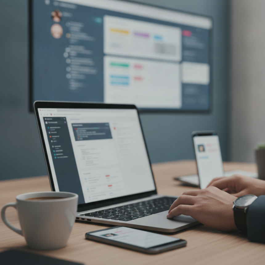 Notion vs. Airtable: — ilustración sobre Notion vs. Airtable: Optimizando las Herramientas de Productividad para Agencias Web