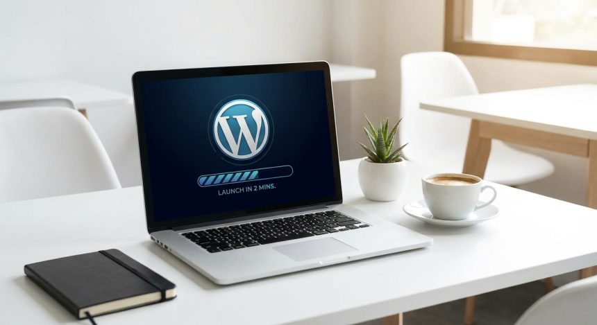 Crear WordPress - ¿Tu idea de negocio no arranca? 🚀 Con WordPress en 2 minutos, tu web estará lista antes que tu café.